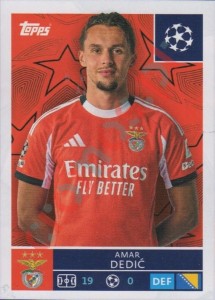 555 Amar Dedic – UEFA Champions League 2025-2026 Topps