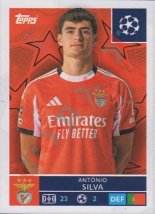 556 Antonio Silva – UEFA Champions League 2025-2026 Topps