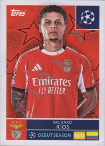 558 Richard Rios – UEFA Champions League 2025-2026 Topps
