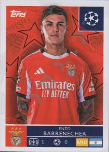 561 Enzo Barrenechea – UEFA Champions League 2025-2026 Topps