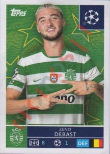 415 Zeno Debast – UEFA Champions League 2025-2026 Topps