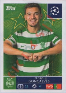 420 Pedro Goncalves – UEFA Champions League 2025-2026 Topps