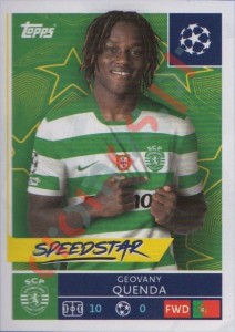 421 Geovany Quenda – UEFA Champions League 2025-2026 Topps