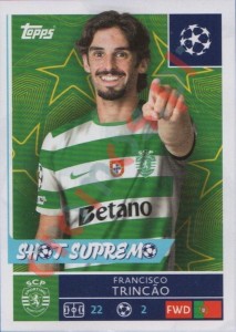 423 Francisco Trincao – UEFA Champions League 2025-2026 Topps