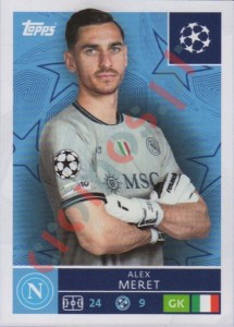 426 Alex Meret – UEFA Champions League 2025-2026 Topps