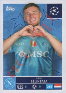 427 Sam Beukema – UEFA Champions League 2025-2026 Topps
