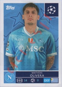 428 Mathias Olivera – UEFA Champions League 2025-2026 Topps