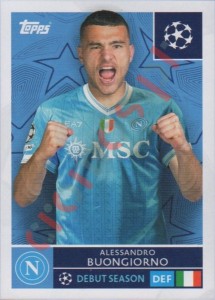429 Alessandro Buongiorno – UEFA Champions League 2025-2026 Topps