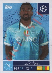 433 Frank Anguissa – UEFA Champions League 2025-2026 Topps