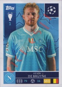 434 Kevin de Bruyne – UEFA Champions League 2025-2026 Topps