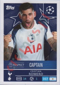 439 Cristian Romero – UEFA Champions League 2025-2026 Topps