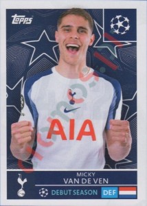 442 Micky van de Ven – UEFA Champions League 2025-2026 Topps