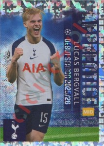 445 Lucas Bergvall – UEFA Champions League 2025-2026 Topps