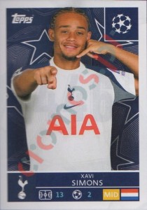 446 Xavi Simons – UEFA Champions League 2025-2026 Topps