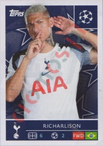 447 Richarlison – UEFA Champions League 2025-2026 Topps