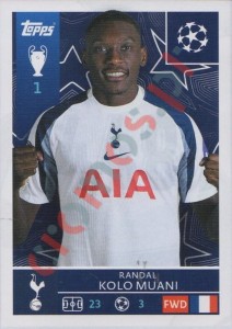 448 Randal Kolo Muani – UEFA Champions League 2025-2026 Topps