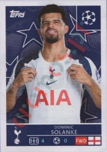 451 Dominic Solanke – UEFA Champions League 2025-2026 Topps