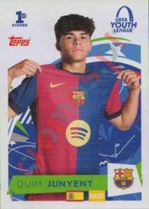 566 Quim Junyent (1st Sticker) – UEFA Champions League 2025-2026 Topps