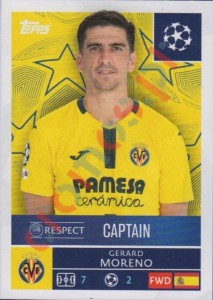 467 Gerard Moreno – UEFA Champions League 2025-2026 Topps