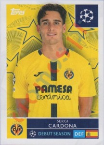 469 Sergi Cardona – UEFA Champions League 2025-2026 Topps