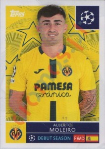 476 Alberto Moleiro – UEFA Champions League 2025-2026 Topps