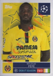 477 Nicolas Pepe – UEFA Champions League 2025-2026 Topps