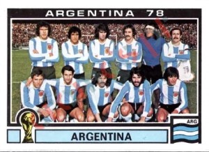 44 Argentina Team Photo – FIFA World Cup Argentina 1978 Panini