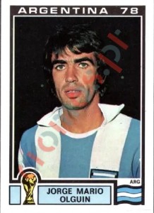 46 Jorge Mario Olguin – FIFA World Cup Argentina 1978 Panini