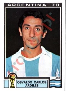 52 Osvaldo Carlos Ardiles – FIFA World Cup Argentina 1978 Panini