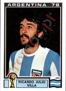 53 Ricardo Julio Villa – FIFA World Cup Argentina 1978 Panini