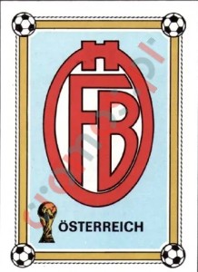 187 Austria Federation – FIFA World Cup Argentina 1978 Panini