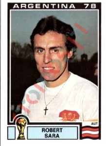 190 Robert Sara – FIFA World Cup Argentina 1978 Panini