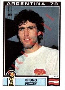 191 Bruno Pezzey – FIFA World Cup Argentina 1978 Panini