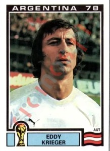 193 Eddy Krieger – FIFA World Cup Argentina 1978 Panini