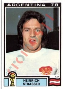 195 Heunrich Strasser – FIFA World Cup Argentina 1978 Panini