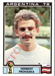 199 Herbert Prohaska – FIFA World Cup Argentina 1978 Panini