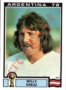 202 Willy Kreuz – FIFA World Cup Argentina 1978 Panini