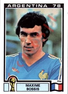86 Maxime Bossis – FIFA World Cup Argentina 1978 Panini