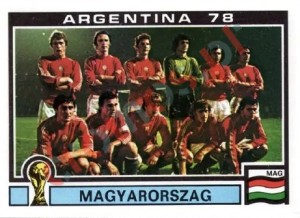 62 Hyngary Team – FIFA World Cup Argentina 1978 Panini