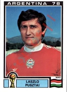 75 Laszlo Pusztai – FIFA World Cup Argentina 1978 Panini