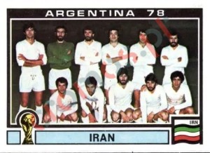 278 Iran Team – FIFA World Cup Argentina 1978 Panini