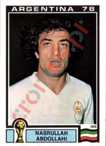 281 Nasrullah Abdollahi – FIFA World Cup Argentina 1978 Panini