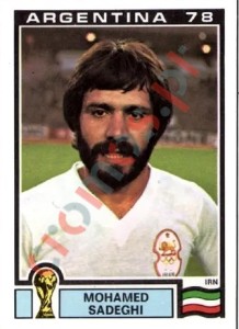 287 Mohamed Sadeghi – FIFA World Cup Argentina 1978 Panini