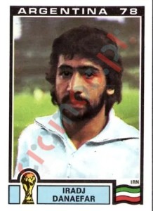 288 Iradj Danaefar – FIFA World Cup Argentina 1978 Panini