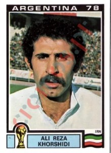 290 Ali Reza Khorshidi – FIFA World Cup Argentina 1978 Panini