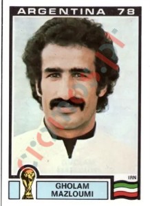293 Gholam Mazloumi – FIFA World Cup Argentina 1978 Panini