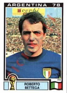 113 Roberto Bettega – FIFA World Cup Argentina 1978 Panini