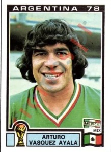 176 Arturo Vasquez Ayala – FIFA World Cup Argentina 1978 Panini
