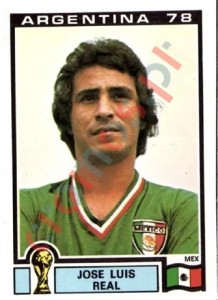 180 Jose Luis Real – FIFA World Cup Argentina 1978 Panini