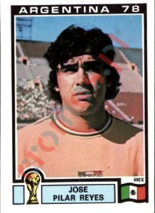 186 Jose Pilar Reyes – FIFA World Cup Argentina 1978 Panini